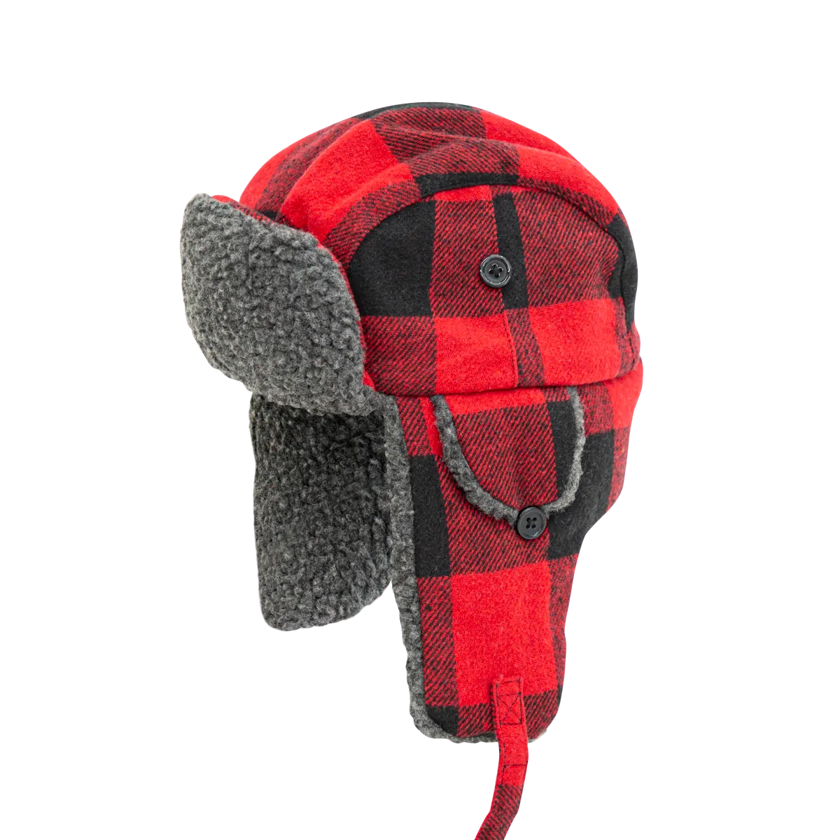 Youth Plaid Alaskan Sherpa Hat