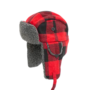 Youth Plaid Alaskan Sherpa Hat